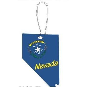 Nevada Battle Born Zipper Pull