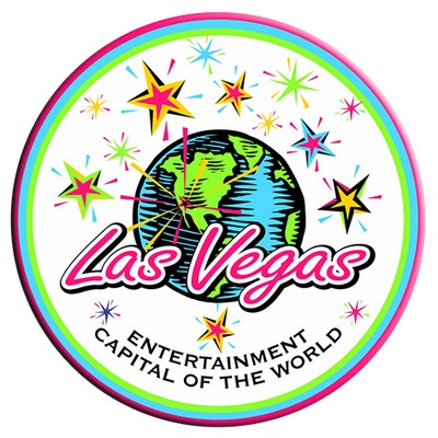 Las Vegas Chip Acrylic Coaster w/Felt Back