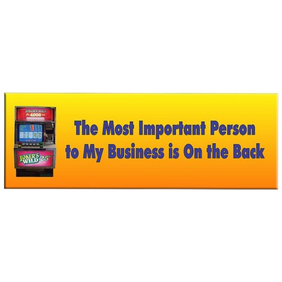 Slot Machine Panoramic Photo Hand Mirror (1 5/8"x4 5/8")