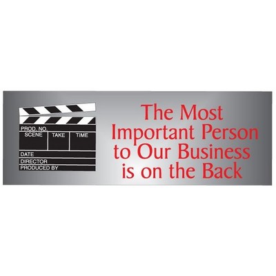 Clapboard Panoramic Photo Hand Mirror (1 5/8"x4 5/8")