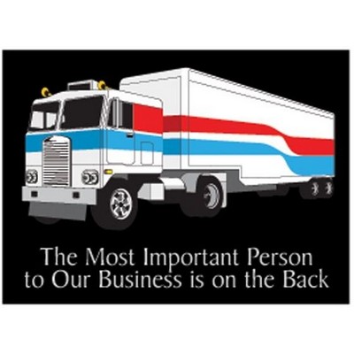 Semi Truck Rectangle Photo Hand Mirror (2½"x3½")