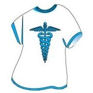 Caduceus T-Shirt Mighty Mini Magnet