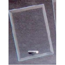 Beveled Vertical Rectangle w/Aluminum Pole Award