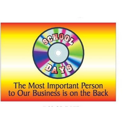 School Days Disc Photo Hand Mirror (2"x3")