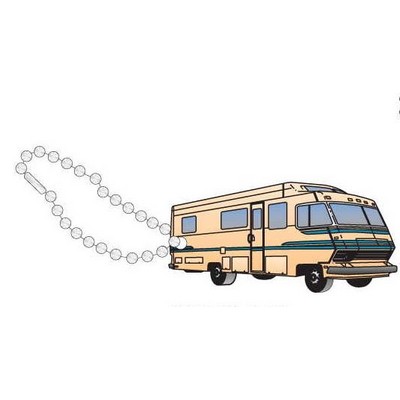 Recreational Vehicle Promotional Key Chain w/ Black Back (6 Square Inch)