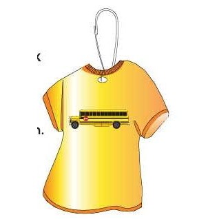School Bus T-Shirt Zipper Pull