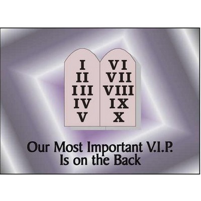 10 Commandments Rectangle Hand Mirror (2"x3")