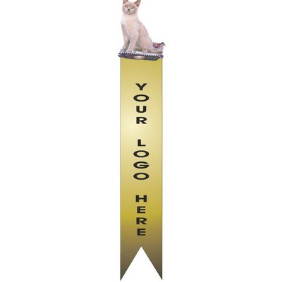 American Burmese Cat Bookmark w/ Black Back