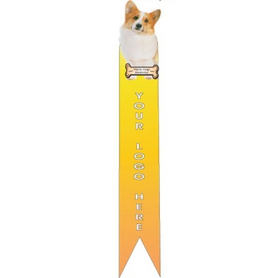 Welsh Corgi Dog Bookmark w/ Black Back