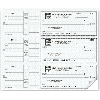 3-On-a-Page Home Accountant Deskbook Checks (2 Part)