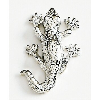Lizard Marken Design Cast Lapel Pin (Up to 7/8")