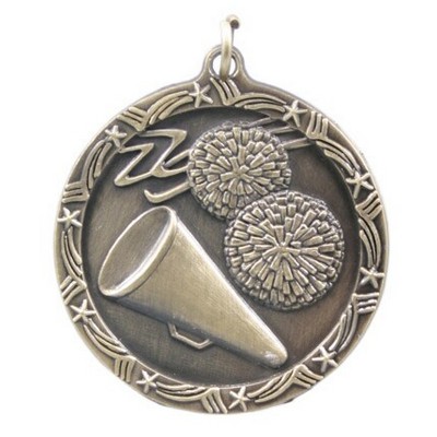 Medals, "Cheerleading" - 1 3/4" Shooting Star