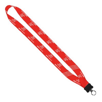 1" Dye Sublimated Waffle Weave Lanyard