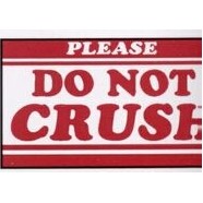 High Visibility Warning Labels (Please Do Not Crush)