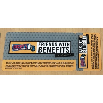 Combo Card & Key Tag (2 1/8"x4 5/8")