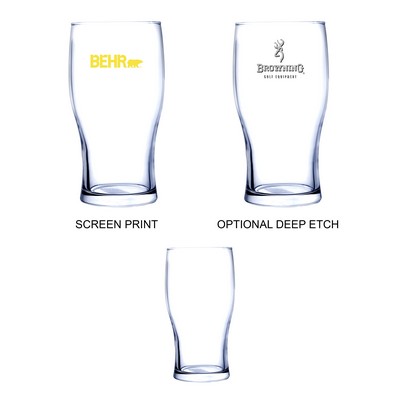 20 oz Pilsner Selection Tulip Beer Glass (Screen Printed)