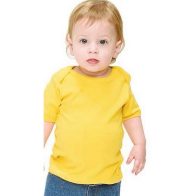Infant Interlock Short Sleeve Lap-T