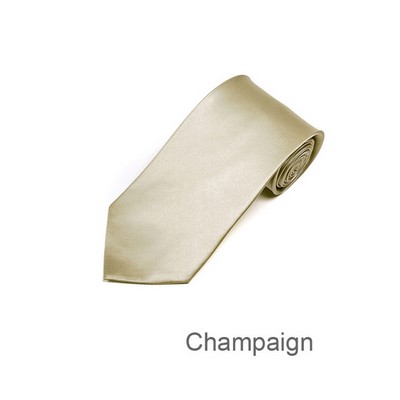 Men's Solid Silk Neck Tie