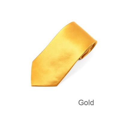 Men's Solid Silk Neck Tie