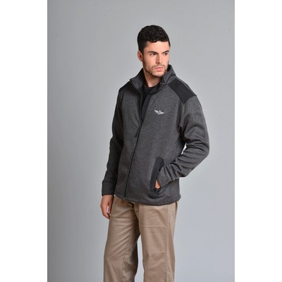 Men's Rochester Full Zip Sweater w/Microfleece Lining