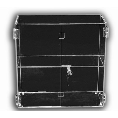 Hinged Front Door Cases W/1 Shelf (16 1/2"x16 1/4"x 7")