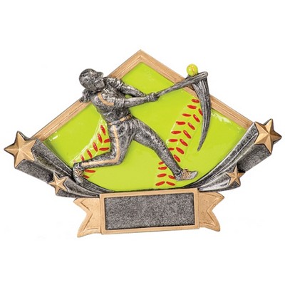 Female Softball Trophy (5¾"x8¼")