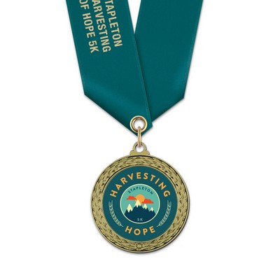 LFL Full Color Medal w/Satin Neck Ribbon (1¾")