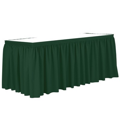 13' Non-Printed Shirred Table Skirt