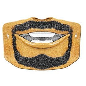 Goatee Mask w/Elastic Band (Offset Printed)