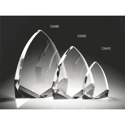 Athens Arch Optic Crystal Award (6-7/8"x 8¾")