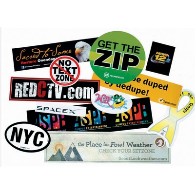 Stik-Withit® Bumper Sticker (4"x6")