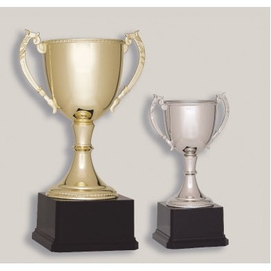 8.75" Die Cast Zinc Cup w/Plastic Weighted Base