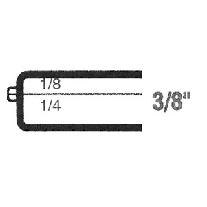 Rigid Clear Hinged Plastic Box (2 1/8"x1 5/8"x3/8")