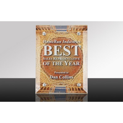 PHOTOPLAQ: Glass Wall or Desk Award