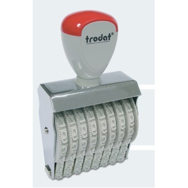 Trodat® Classic Numberer Stamp (3/8" H), 8 Bands