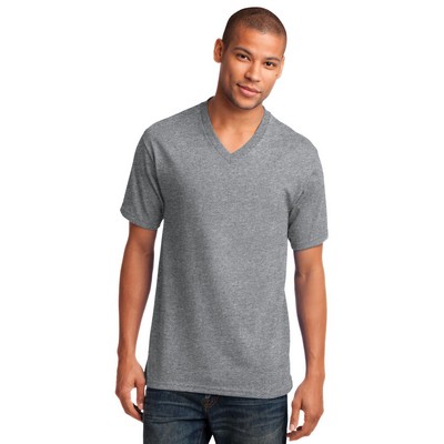 Port & Co™ Core Cotton V-Neck Tee.