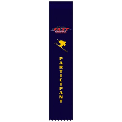 Custom Printed Hemmed Top Multicolor Ribbon (2"x10")