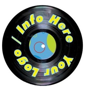 33 RPM LP/Album Promotional Magnet w/ Strip Magnet (3 Square Inch)