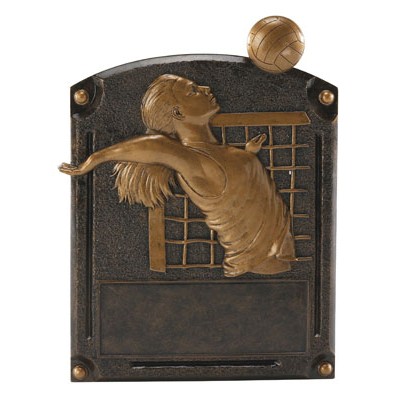 Volleyball Legend Fame, Female, 8"X6", Resin