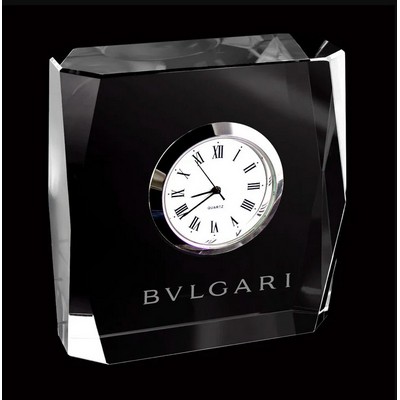 Mini Designer Crystal Square Clock