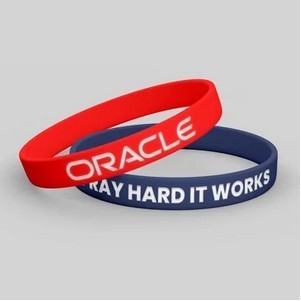 Custom Color Filled Wristbands - 1"