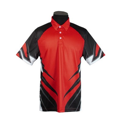 Lightning Full Sublimation Polo Shirt