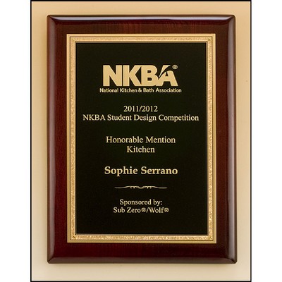 Rosewood Plaque (8" x 10")