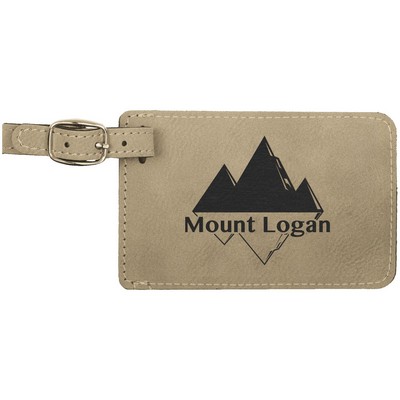 Leatherette Luggage Tag