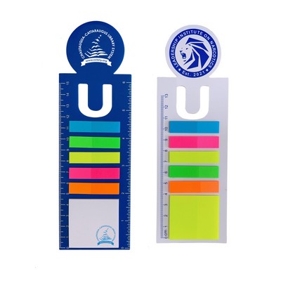 Pvc Bookmarks W/Sticky Note