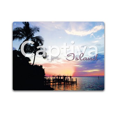 Metal 18X24 One Sided Sign. Full Color