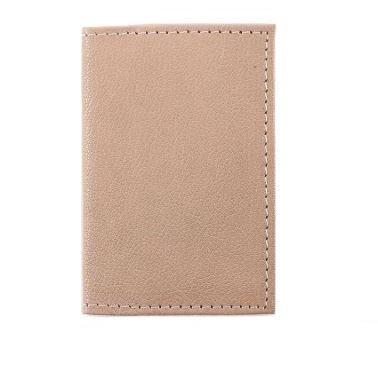 Ashlin® Designer Finley Taupe Tan Business Card Holder