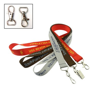 Custom Printed Lanyards with Lobster Claw Clasp