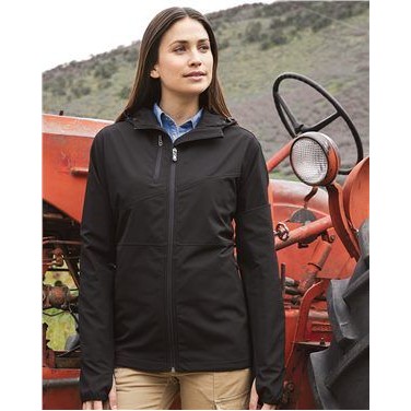 DRI DUCK® Women's Ascent Soft Shell Hooded Jacket