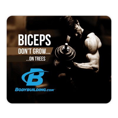 DuraTrac Matte Plus™ Hard Surface Mouse Pad w/Heavy-Duty Rubber Backing (7.75"x9.25"x1/8")